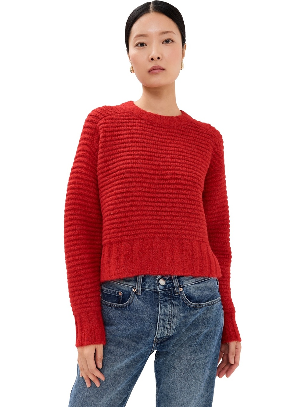 Pistola Adina Textured Swearer Rouge Red Size Large